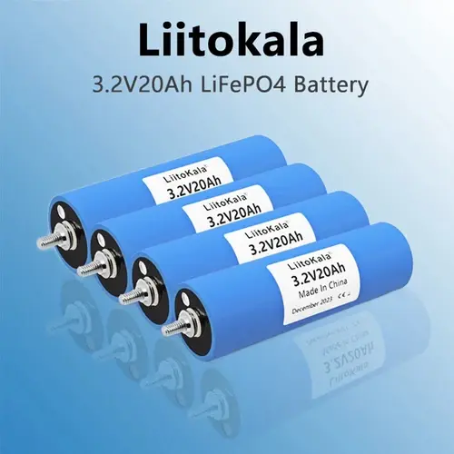3.2V 20AH Lifepo4 3C Rechargeable Battery For DIY 12V e-bike e-scooter RV Boats