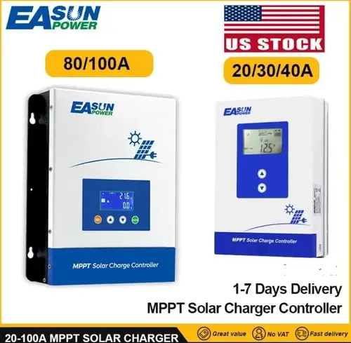 MPPT 100A 80A 60A 40A Solar Charge Controller 12V 24V 36V 48V Battery Regulator