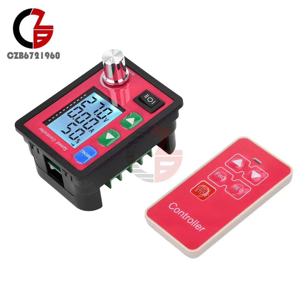 DC6-55V 15A PWM Intelligent DC Brush Motor Speed Controller Forward and Reverse